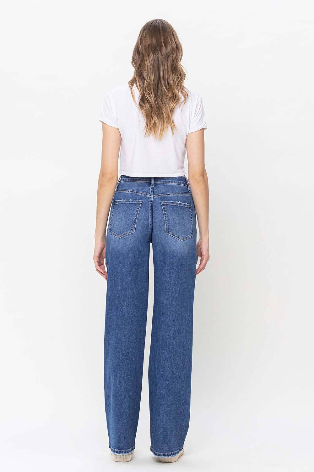 Ava 90s Vintage Super High Rise Loose Fit Jeans