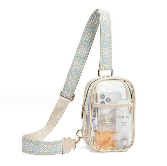 Crossbody Stadium Bag - Clear