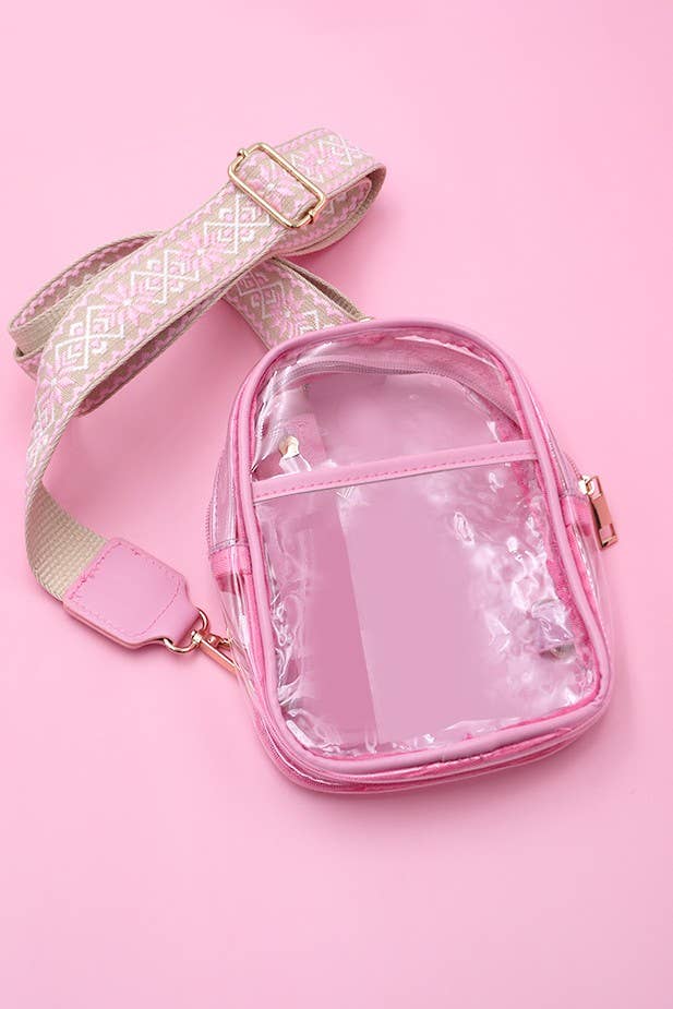 Crossbody Stadium Bag - Clear