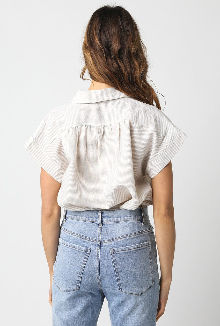 Allison Linen Top