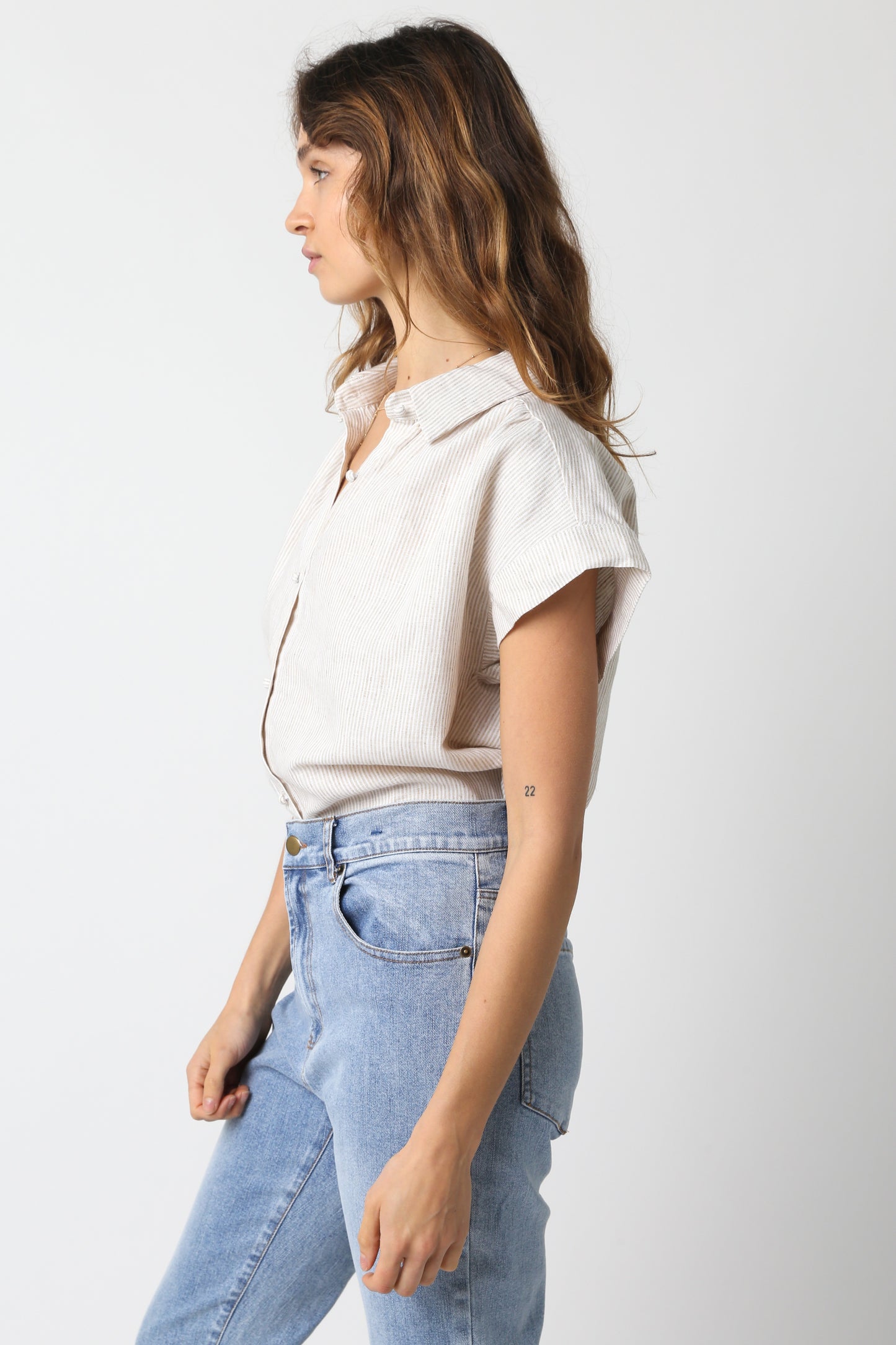 Allison Linen Top