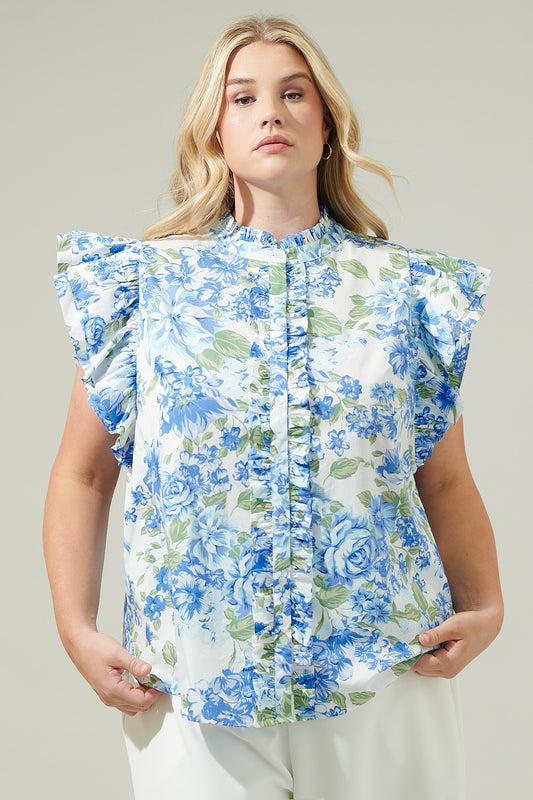 Demi Floral Sleeveless Top