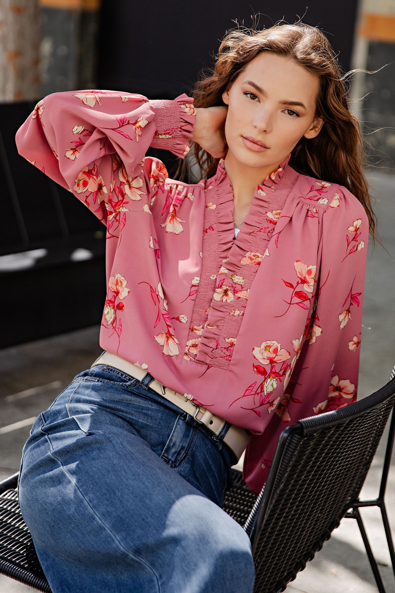 Sophia Floral Blouse