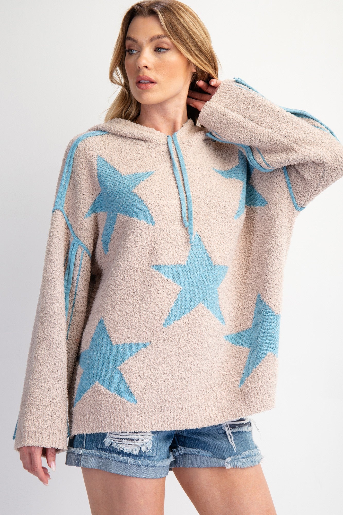 Starstruck Knit Pullover Hoodie