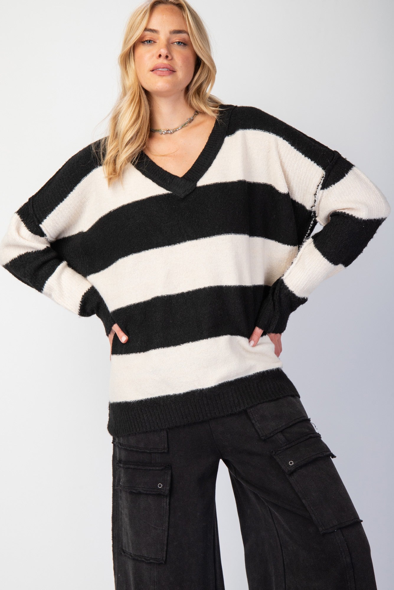 Rugby Stripe Knit Sweater