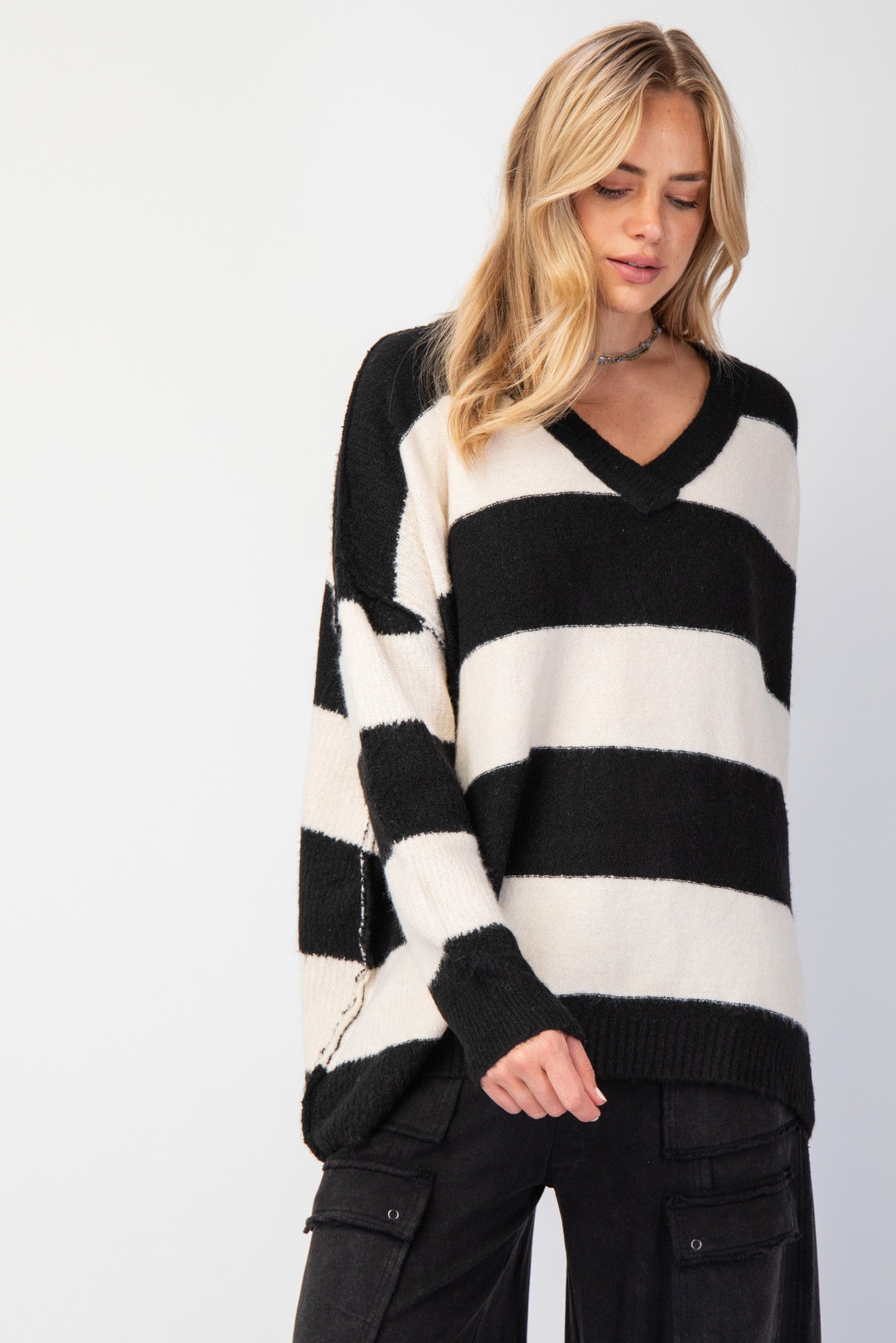 Rugby Stripe Knit Sweater