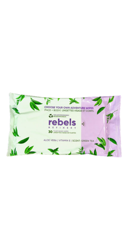 Green Tea Plant Based Wipes (Biodegradable)