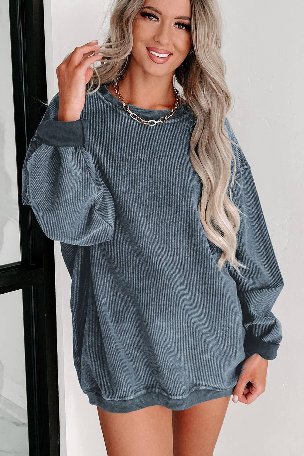 Roxy Ribbed Knit Pullover