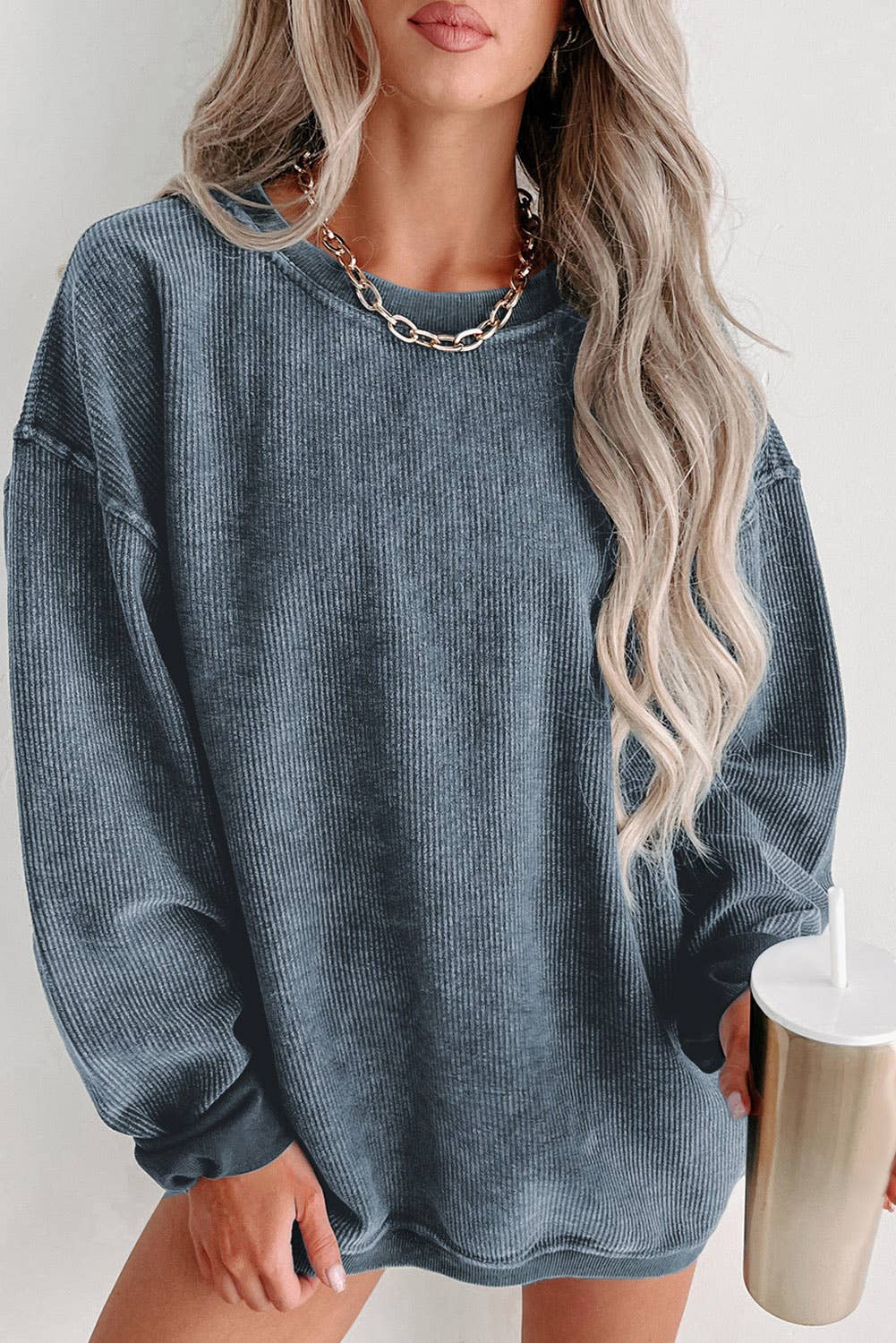 Roxy Ribbed Knit Pullover