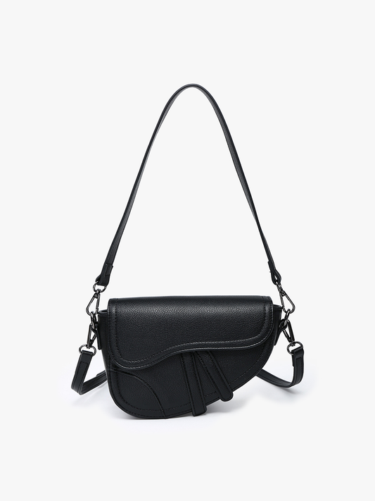 Marisol Asymmetrical Crossbody/Saddle Bag