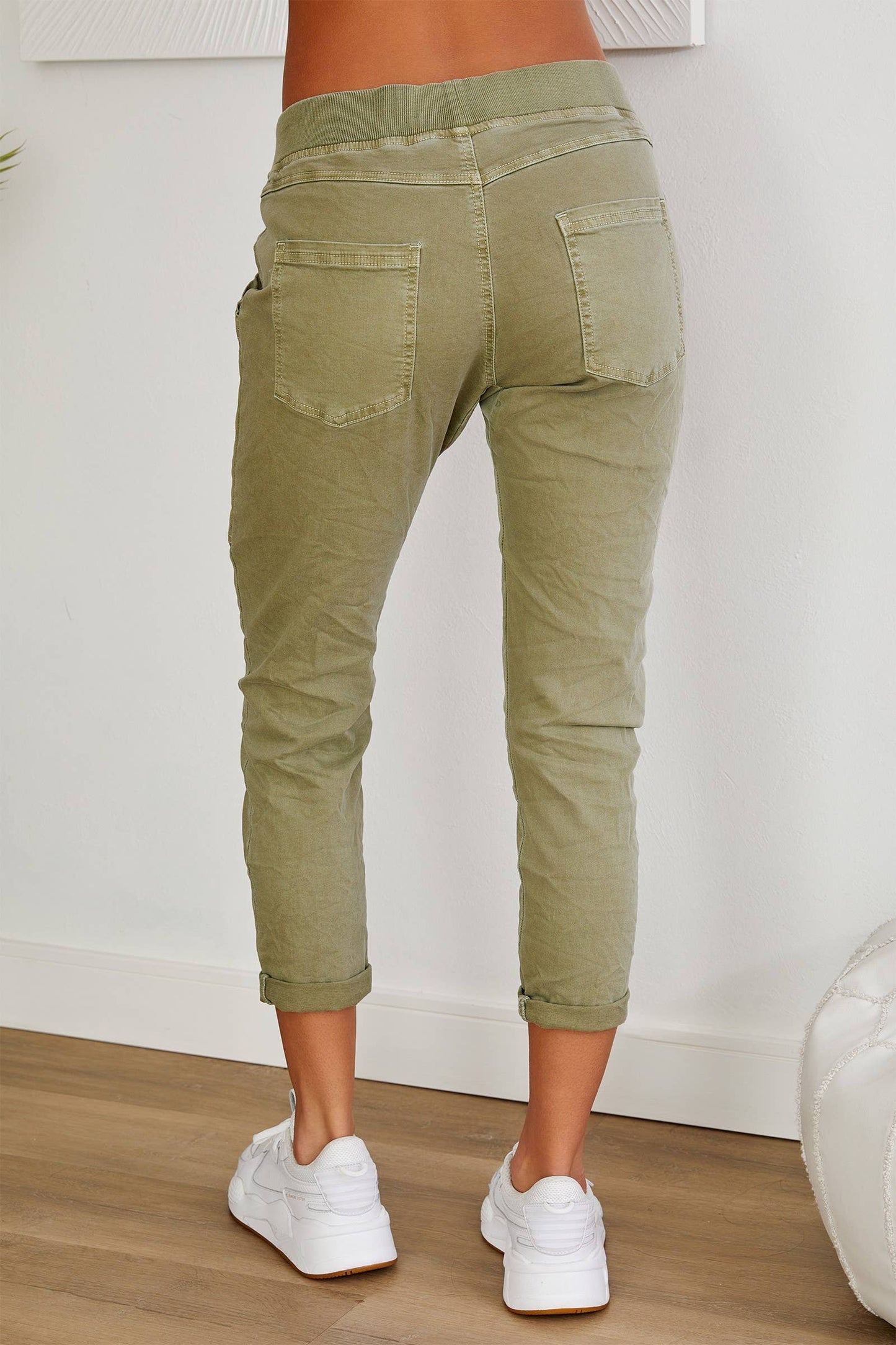 Magic Pants/Crinkle Jogger - Sage Green