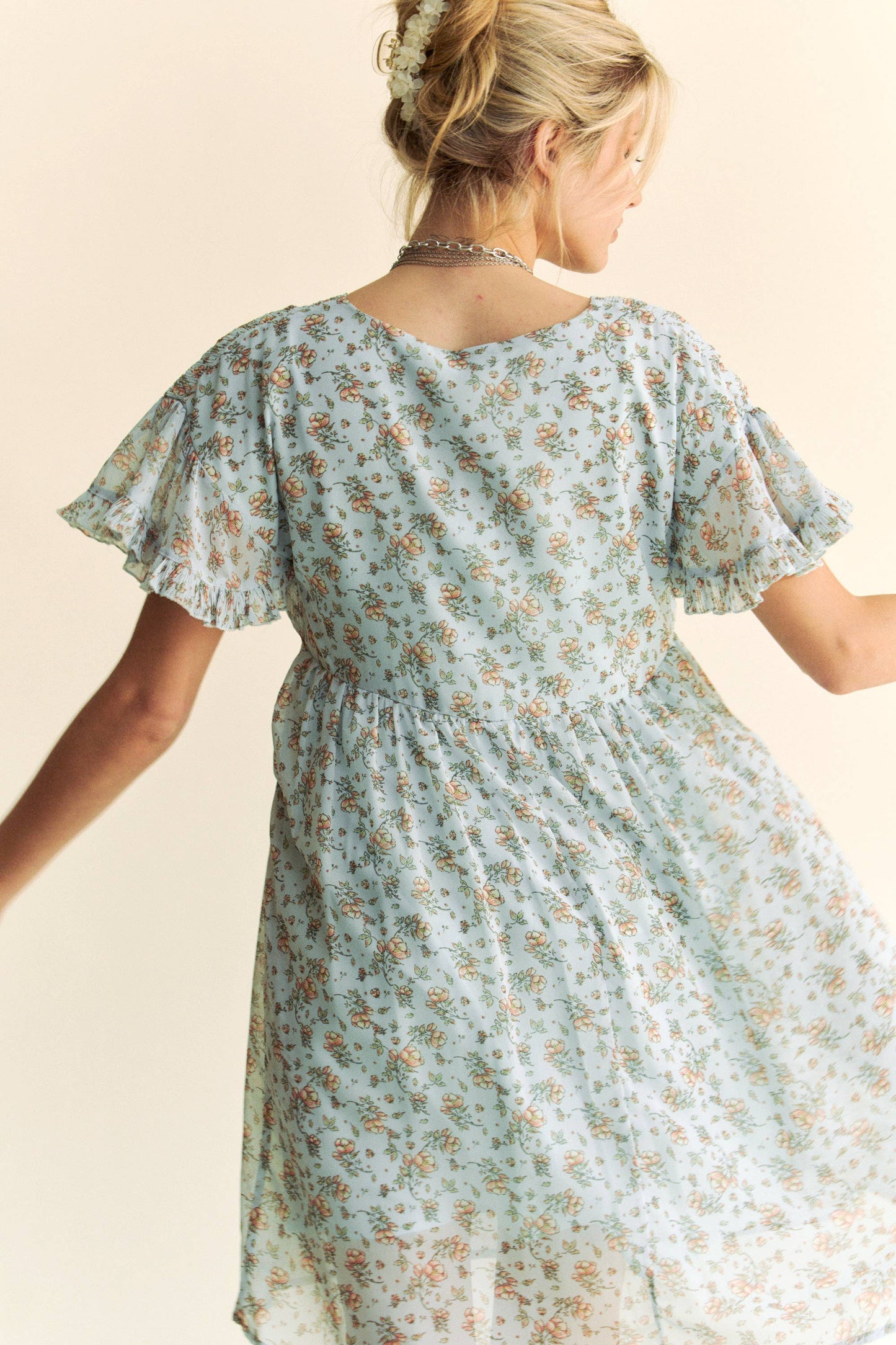 Caroline Short Sleeve Summer Dress