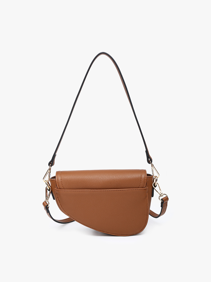 Marisol Asymmetrical Crossbody/Saddle Bag