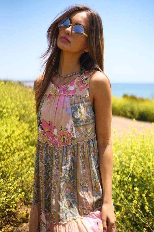 Floral Boho Maxi Dress