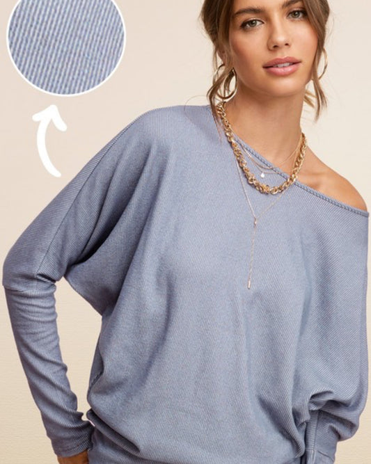 Bat Wing Sleeve Loose Fitting Top