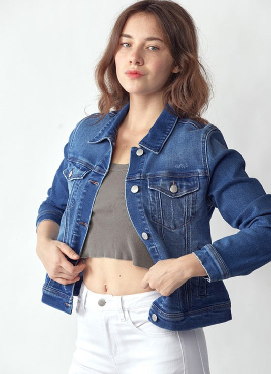 Vintage Washed Classic Denim Jacket