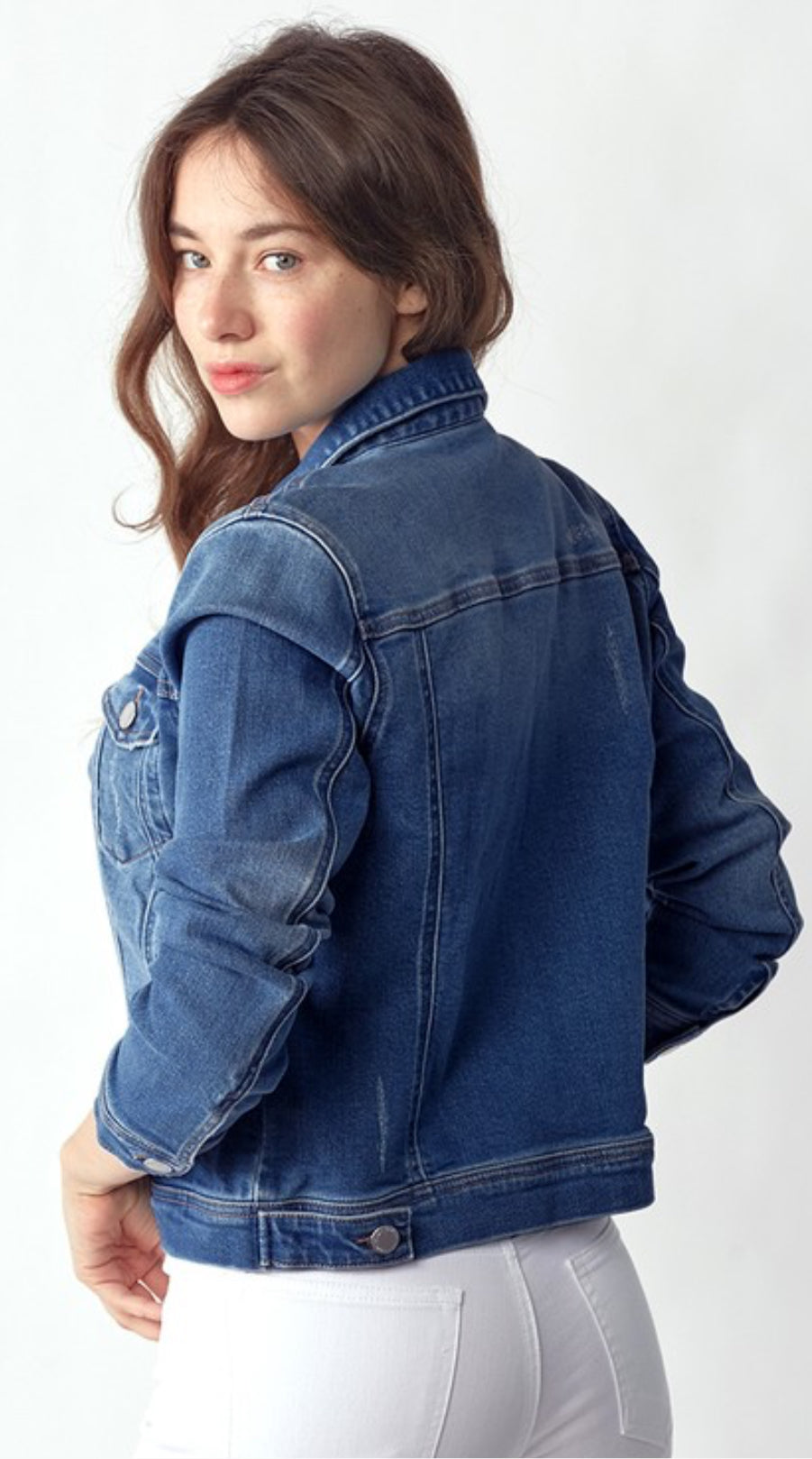 Vintage Washed Classic Denim Jacket