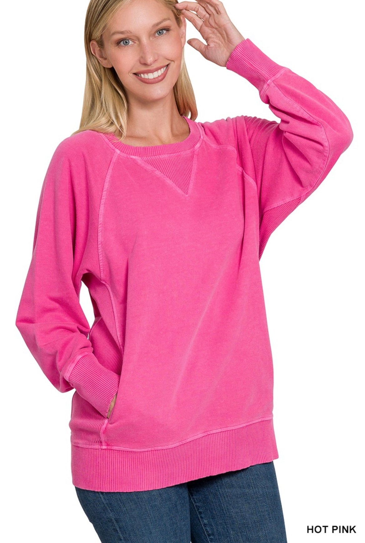 Zen French Terry Pullover Sweatshirt