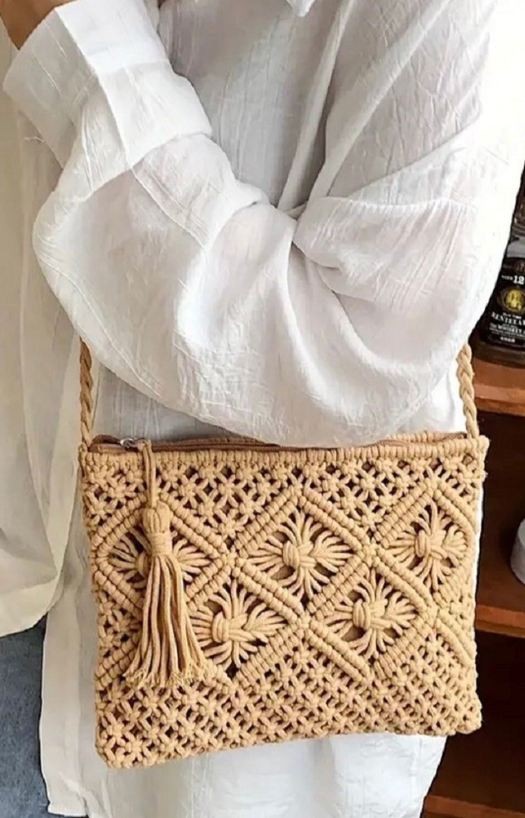 Boho Crochet Purse