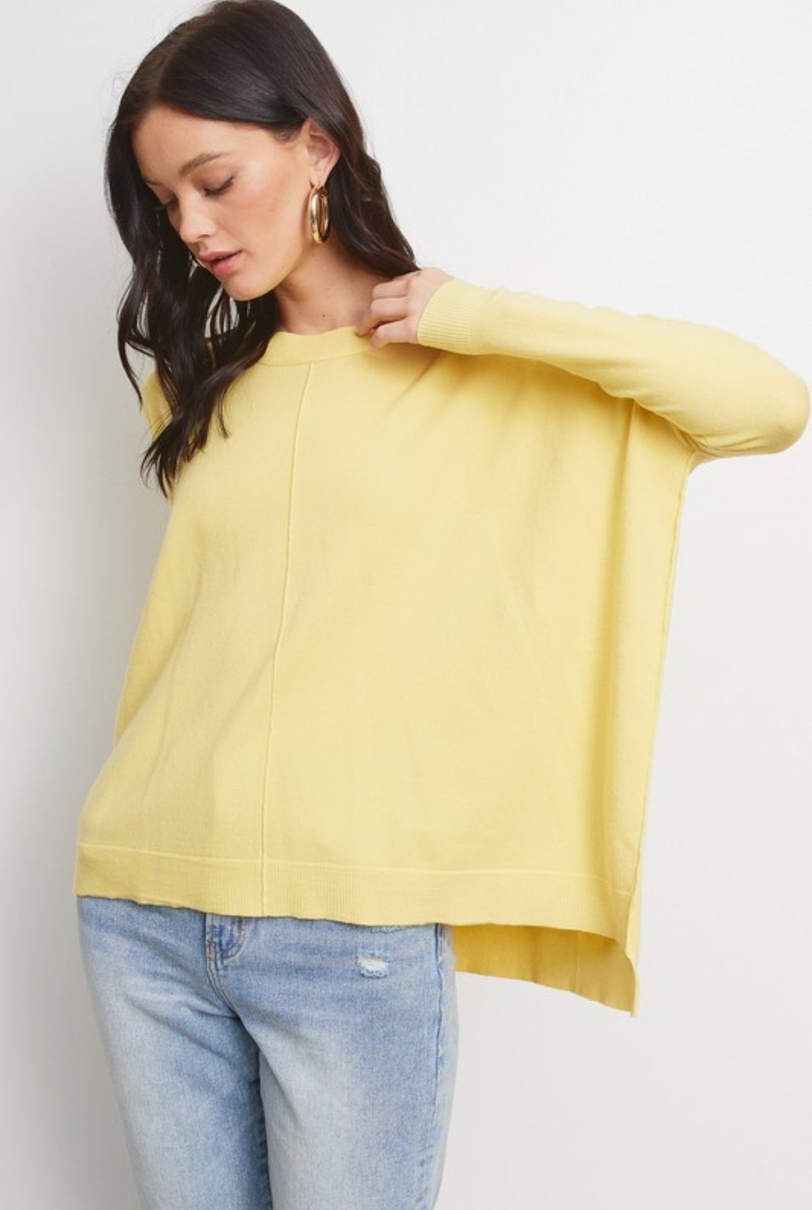 Diana Dolman Long Sleeve Sweater