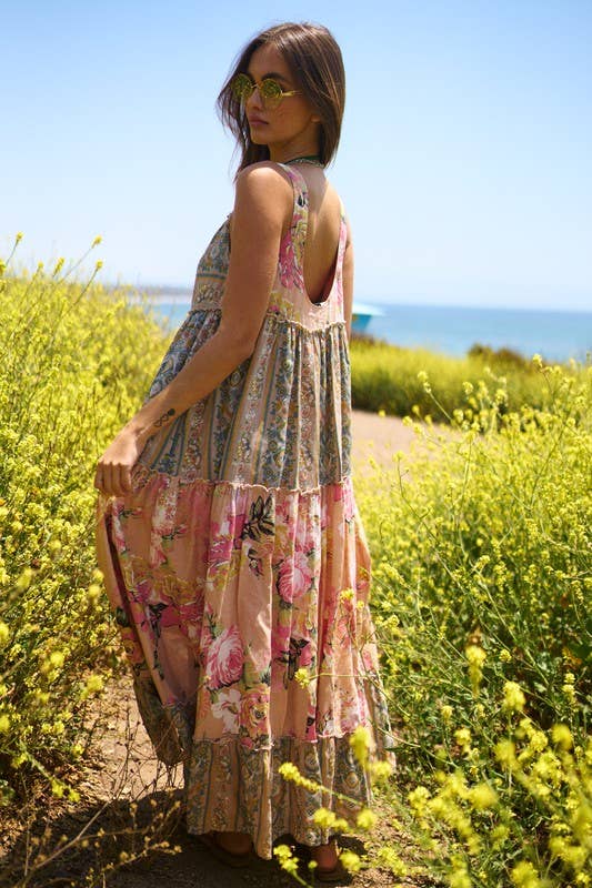 Floral Boho Maxi Dress