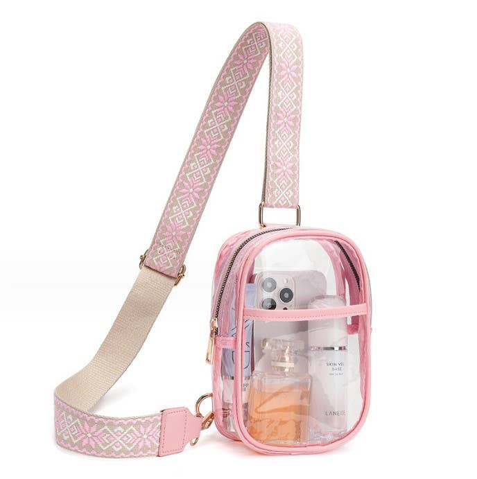 Crossbody Stadium Bag - Clear