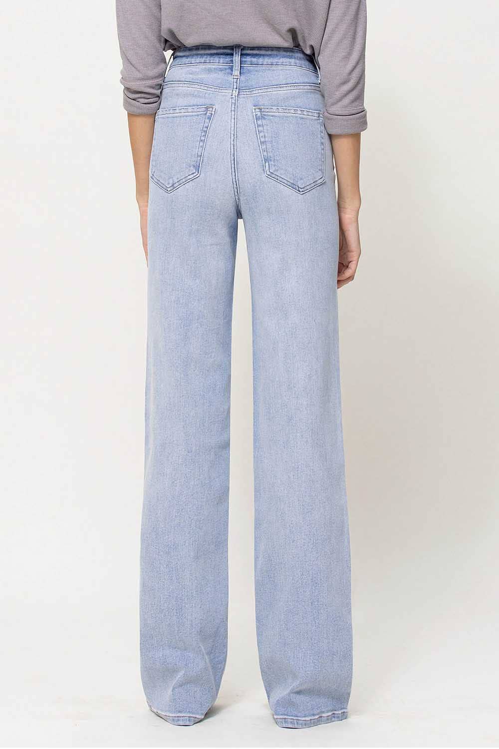 Megan 90s Super High Rise Stretch Flare Jeans