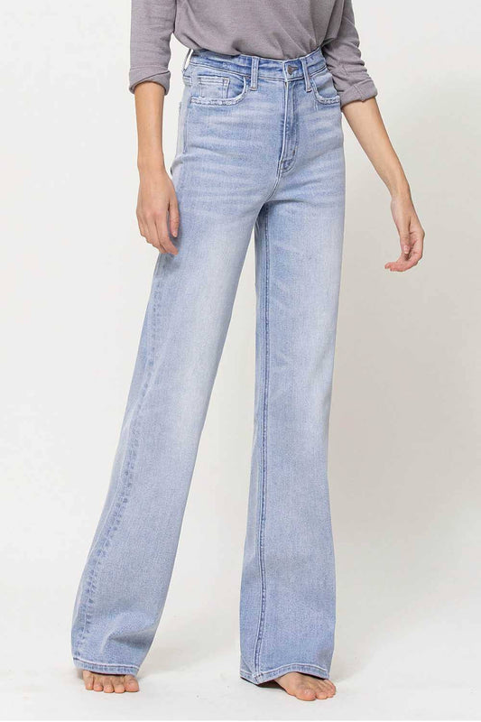 Megan 90s Super High Rise Stretch Flare Jeans