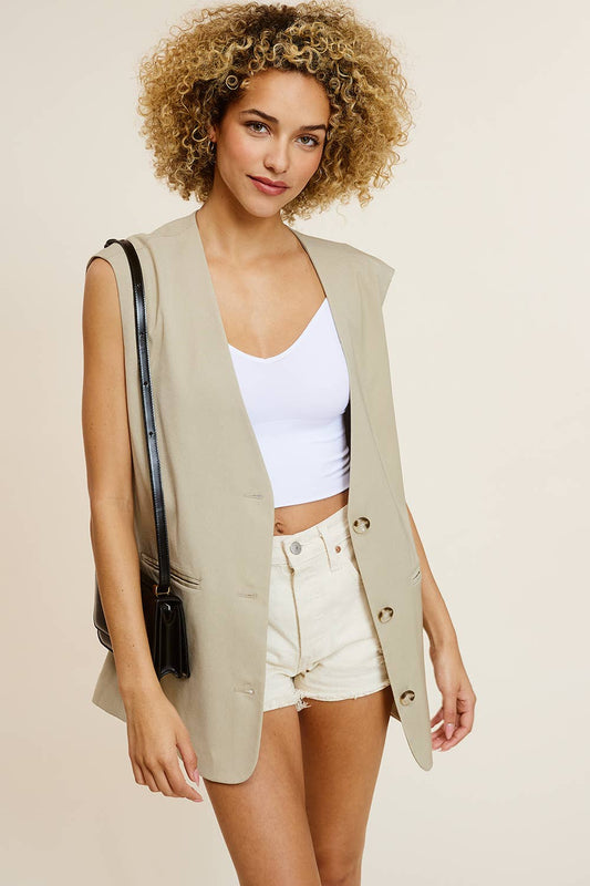 Hannah Oversized Tailored Vest