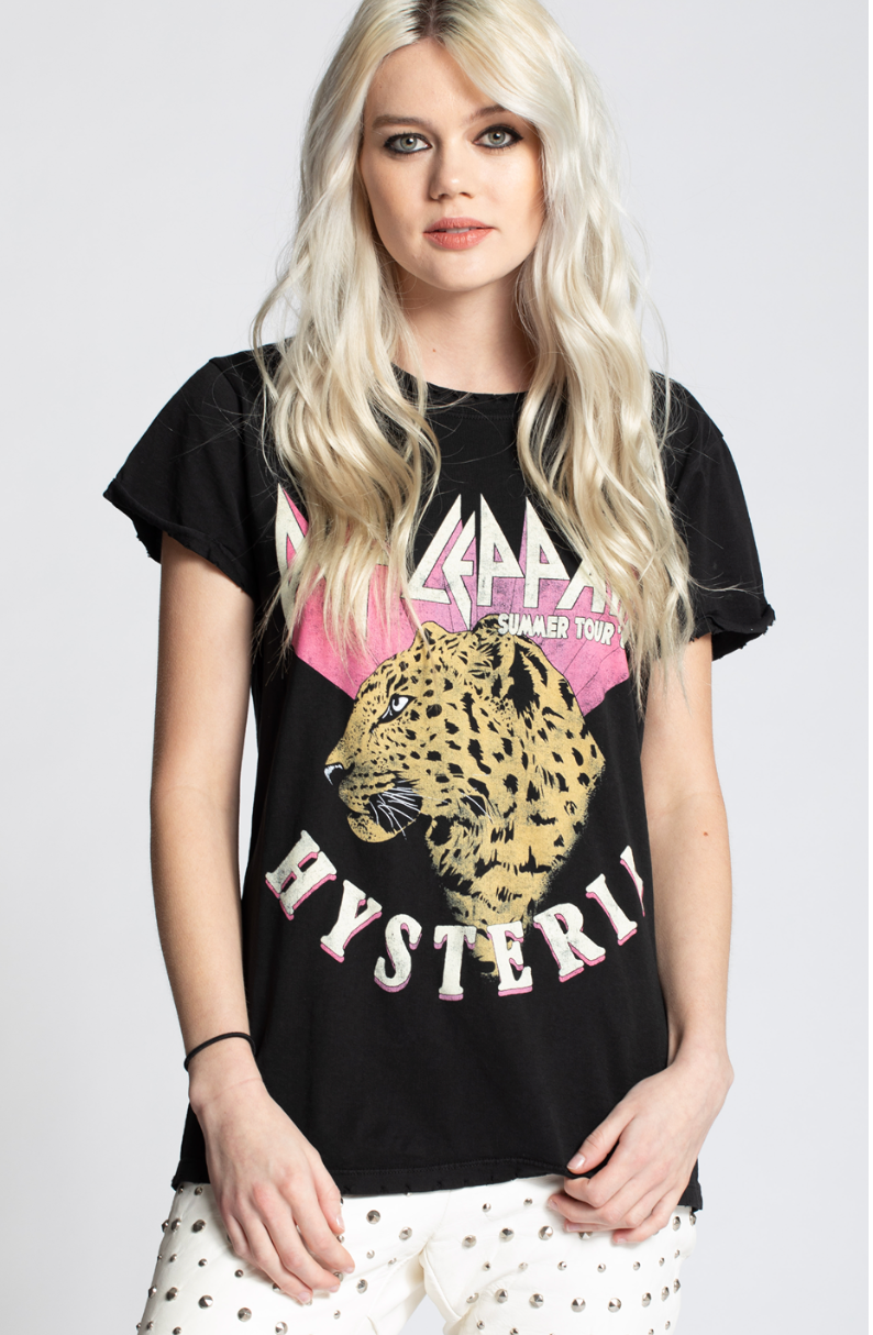 DEF Leppard Hysteria Leopard T-Shirt